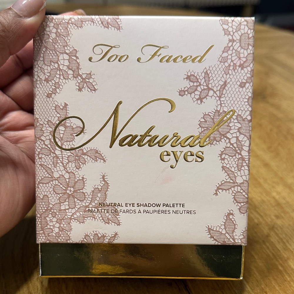 Too Faced Natural Eyes Palette with Gold and Cream Hues